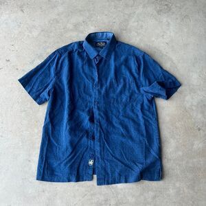 Nat Nast Silk Blend Geometric button down Mens size M